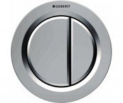 Пневмокнопка смыва для унитаза Geberit Type 01 дистанционная двойной смыв хром глянцевый 116.042.21.1