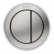 Пневмокнопка змиву для унітазу Geberit Type 10 подвійний змив нержавіюча сталь 116.057.SN.1