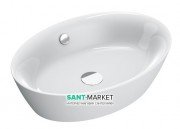 Раковина для ванной накладная овальная Catalano Velis 60х42 керамика цвет белый 160APVL00