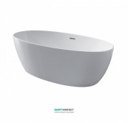 Ванна акрилова овальна Kerasan Flo свободностоящая 170х82 біла 742901