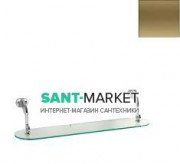 Стеклянная подвесная полка Kerasan Waldorf бронза 741993