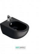 Біде підвісне Catalano Colori Sfera 55х35 см 1 отвір під змішувач колір чорний матовий 1BSF54NS