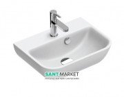 Раковина для ванной подвесная прямоугольная Catalano Sfera 45х34 керамика цвет белый 145BSFNP00