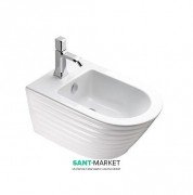 Биде подвесное Catalano Classy 55х35 см 1 отверстие под смеситель цвет белый матовый 1BS55ZEBM