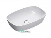 Раковина для ванной накладная Catalano Green Lux 60х40 керамическая цвет белый 160APGRLX00