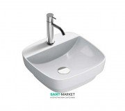 Раковина для ванної полувстраіваемие Catalano Green Lux 42х42 керамічна колір білий 142GRLXN00