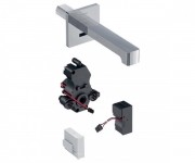 Кран для раковины Geberit Brenta электронный настенный питание от генератора хром глянцевый 116.275.21.1