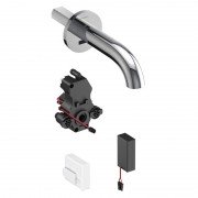 Кран для раковины Geberit Piave электронный настенный питание от сети хром глянцевый 116.261.21.1