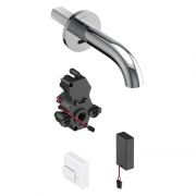 Кран для раковини Geberit Piave електронний настінний харчування від батареї хром глянсовий 116.283.21.1