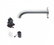 Смеситель для раковины Geberit Piave электронный настенный питание от сети хром глянцевый 116.282.21.1