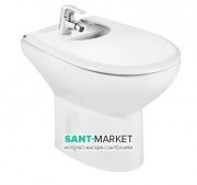 Биде напольное Roca Victoria  53х35.5 см с одним отверстием под смеситель керамика белый A355394003