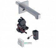 Змішувач для раковини Geberit Brenta електронний настінний харчування від мережі хром глянсовий 116.292.21.1