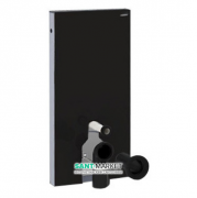 Система інсталяції для підлогового унітазу Geberit Monolith Plus скло чорний 131.201.SJ.5