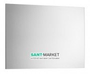 Зеркало настенное прямоугольное Roca Victoria Basic 80х60 корпус ДСП A812328406