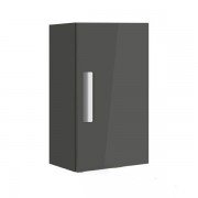 Шкафчик для ванной подвесной из МДФ Roca Debba 60 см с одной дверцей серый антрацит A856838153