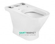 Унітаз підлоговий Roca GAP 65х36.5 см з горизонтальним випуском кераміка білий A342477000