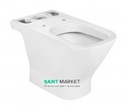 Унитаз напольный Roca GAP 65х36.5 см с вертикальным выпуском керамика белый A342478000