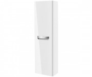 Пенал подвесной распашной Roca Gap однодверный с функцией закрывания Soft Close ДСП/МДФ белый глянец A856969806