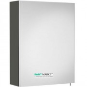 Шкафчик зеркальный подвесной Roca Debba 50 см однодверный серый антрацит A856840153