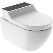 Унітаз-біде підвісний Geberit AquaClean Tuma Comfort білий / скло чорне 146.290.SJ.1