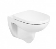 Унітаз підвісний Roca Debba Round Rimless з горизонтальним випуском кераміка білий A346998000