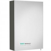 Шкафчик зеркальный подвесной Roca Debba 40 см однодверный серый антрацит A856839153