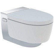 Унітаз-біде підвісний Geberit AquaClean Mera Classic панель хром 146.200.21.1