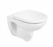 Унитаз подвесной Roca Debba Round Rimless с горизонтальным выпуском керамика белый A346998000