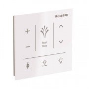 Настінна контрольна панель управління для унітазу-біде Geberit AquaClean Sela скло білий 147.041.SI.1