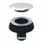 Слив для душевого поддона Geberit d90 без сифона с пробкой сливного отверстия глянцевый хром 150.592.21.1