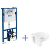 Унитаз подвесной Roca Debba Rimless керамика белый со скрытой инсталляцией Roca Duplo A8900900RE