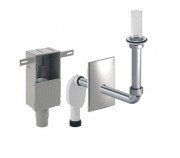 Прихований сифон для раковини Geberit з облицюванням хром глянсовий 151.122.21.1