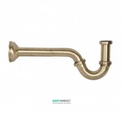 Сифон для біде Kerasan Retro 310 мм бронза 913393