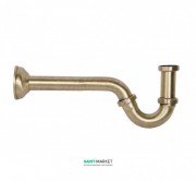 Сифон для биде Kerasan Retro 310 мм бронза 913393