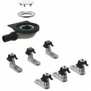 Сифон для душового піддону Geberit Setaplano з 6 ніжками d50 висота гідрозатвори 50 мм 154.013.00.1