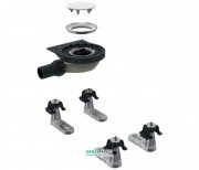 Сифон для душового піддону Geberit Setaplano з 4 ніжками d40 висота гідрозатвори 30 мм 154.020.00.1