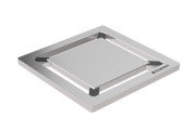 Дизайнерская решетка для душевого трапа Geberit Square квадрат 8х8 см нержавеющая сталь 154.312.00.1