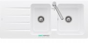 Мийка для кухні прямокутна Villeroy & Boch Architectura 80 біла 338001R1