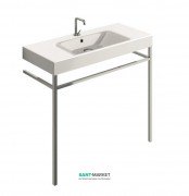 Консоль под раковину Kerasan Cento напольная 100х45 см хром 9152K1