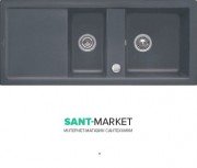 Мийка для кухні прямокутна Villeroy & Boch Subway 80 графіт 672601i4