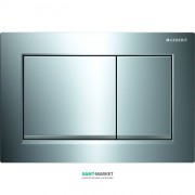 Панель смыва для унитаза Geberit Omega30 двойной смыв пластик хром глянцевый/хром матовый 115.080.KH.1