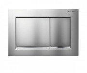 Панель смыва для унитаза Geberit Omega30 двойной смыв пластик хром матовый/хром глянцевый 115.080.KN.1