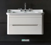 Тумба під раковину підвісна Kerasan Waldorf 100 см білий матовий 919230