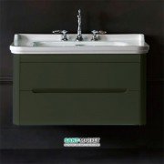 Тумба під раковину підвісна Kerasan Waldorf 80 см зелений 919 352