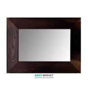 Дзеркало настінне в дерев'яній рамі Kerasan Bentley 80х100 (100х80) см темний ясен 918047