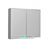 Шкаф зеркальный подвесной Kerasan Nolita 90х70 см алюминий 921601