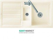 Мийка для кухні прямокутна Villeroy & Boch Flavia 60 кремова 330401KR