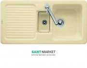 Мийка для кухні прямокутна Villeroy & Boch Condor 60 пісок 675902i5