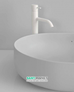 Змішувач для раковини Kerasan Nolita змішувач білий матовий 922730