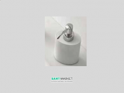 Дозатор для жидкого мыла Kerasan Nolita накладной белый матовый 922330